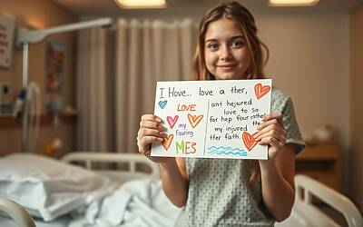 Belén esprime il suo affetto per il padre in ospedale: la sua forza