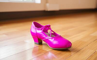 Bianca Guaccero sfoggia un look rosa in sala prove con Giovanni Pernice