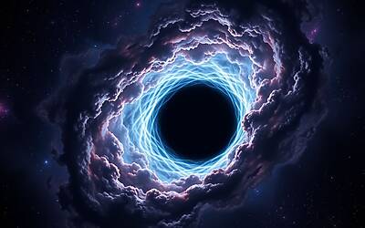 Buco nero gigante trovato in letargo dopo un'abbuffata osservata dal James Webb