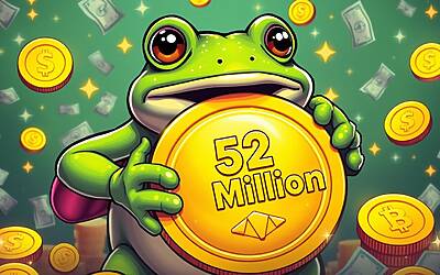 Crypto trader trasforma 27 dollari in 52 milioni grazie a investimento intelligente in Pepe token