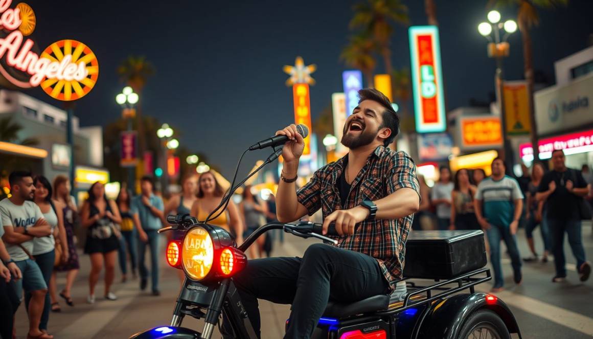 Damiano dei Måneskin conquista il web con il karaoke on the road a Los Angeles