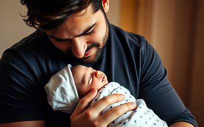 Fabrizio Corona annuncia la nascita del secondo figlio sui social media con gioia