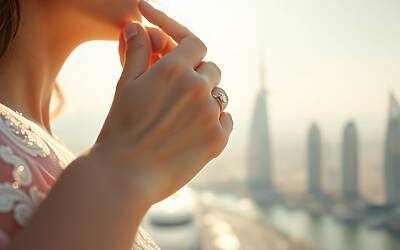 Francesco Totti e Noemi Bocchi, vacanza a Dubai e misterioso anello di fidanzamento.