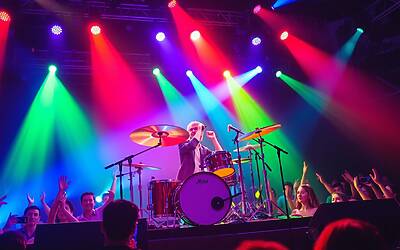 Il batterista de La Corrida e il suo gemello noto in TV