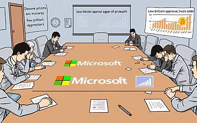 Investitori Polymarket esprimono dubbi sull'ipotetico acquisto di Bitcoin da Microsoft