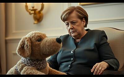 La paura dei cani dell'ex cancelliera tedesca e il segreto di Putin