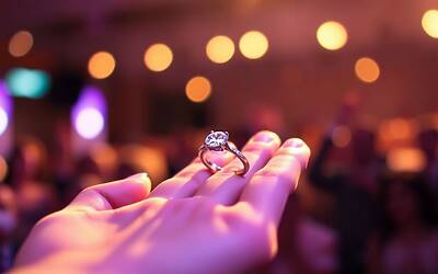 Pago propone matrimonio a Serena Enardu in diretta televisiva