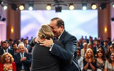 Pier Silvio Berlusconi esprime il suo amore a Silvia Toffanin in un momento speciale