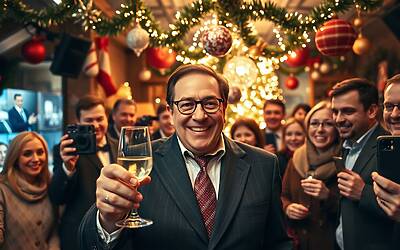 Pier Silvio Berlusconi regala una sorpresa a Natale ai giornalisti del Tg5