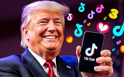 Trump annuncia l'intenzione di mantenere TikTok attivo ancora per un po' di tempo nel panorama social.