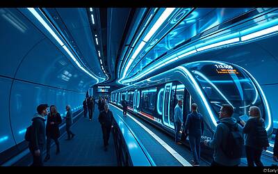 Tunnel sottomarino rivoluzionario collega New York e Londra in soli 54 minuti