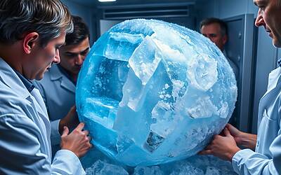 Arrivano in Svizzera i campioni di ghiaccio antico dall'Antartide per la ricerca scientifica