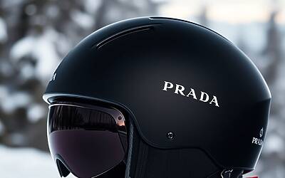 Casco da neve griffato indossato da Chiara Ferragni: prezzo e dettagli esclusivi