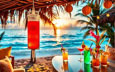 Fedez ai Caraibi: Capodanno con flebo e polemiche su Gerry Scotti e Sanremo