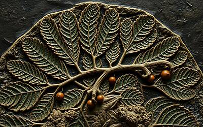 Fossile di pianta aliena: scoperta rivoluzionaria nel nostro studio scientifico