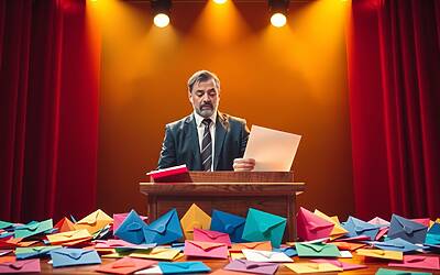 Mariotto risponde alla lettera di Rossella Erra letta da Balivo con sorpresa