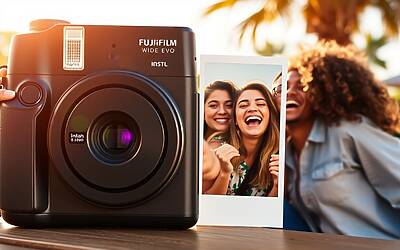 Nuova fotocamera istantanea Fujifilm con obiettivo ultra grandangolare per scatti straordinari