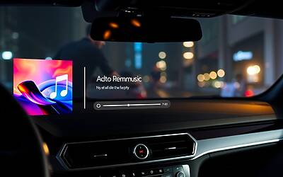 Rinnovato lettore audio Android Auto per un'esperienza musicale senza precedenti