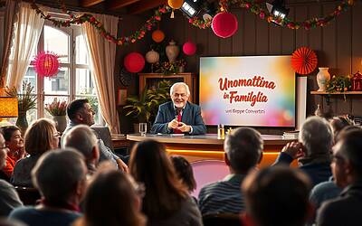 Unomattina in Famiglia: Beppe Convertini conquista gli spettatori e porta emozioni in TV