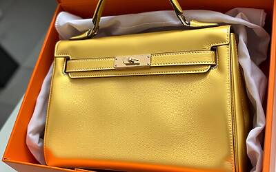 Borsa di Elettra Lamborghini in oro, un lusso esclusivo oltre 80mila euro