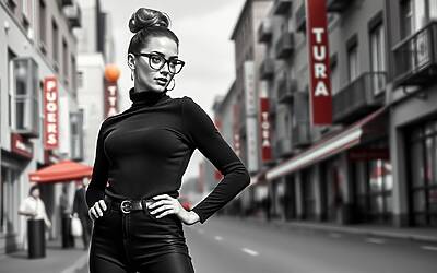 Kanye West con sosia di Bianca Censori causa denuncia da Kim Kardashian