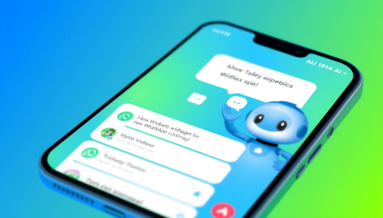 WhatsApp introduce un widget innovativo per l'accesso rapido a Meta AI