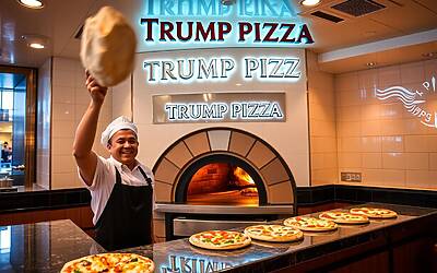 Donald Trump lancia la sua pizzeria, un'iniziativa culinaria sorprendente e unica