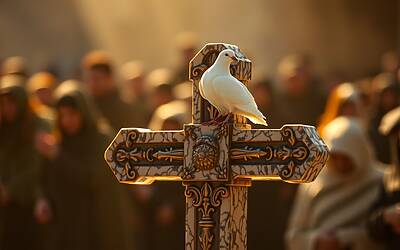 Francesco esempio di fede e amore per il mondo secondo l’interpretazione di Trump