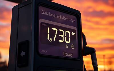 Prezzo della benzina in calo: minimi storici per il carburante oggi