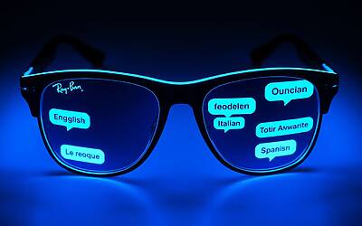 Ray-Ban Meta traduce in simultanea italiano e altre lingue con tecnologia da spia innovativa