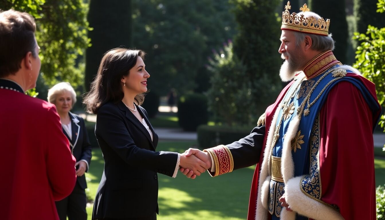 Re Carlo a Senato e Camera, Giorgia Meloni e Camilla in visita a Villa Pamphili: Foto esclusive dell'evento