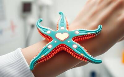 Sensori smart per il cuore ispirati alle stelle marine: innovazioni per la salute cardiovascolare del futuro