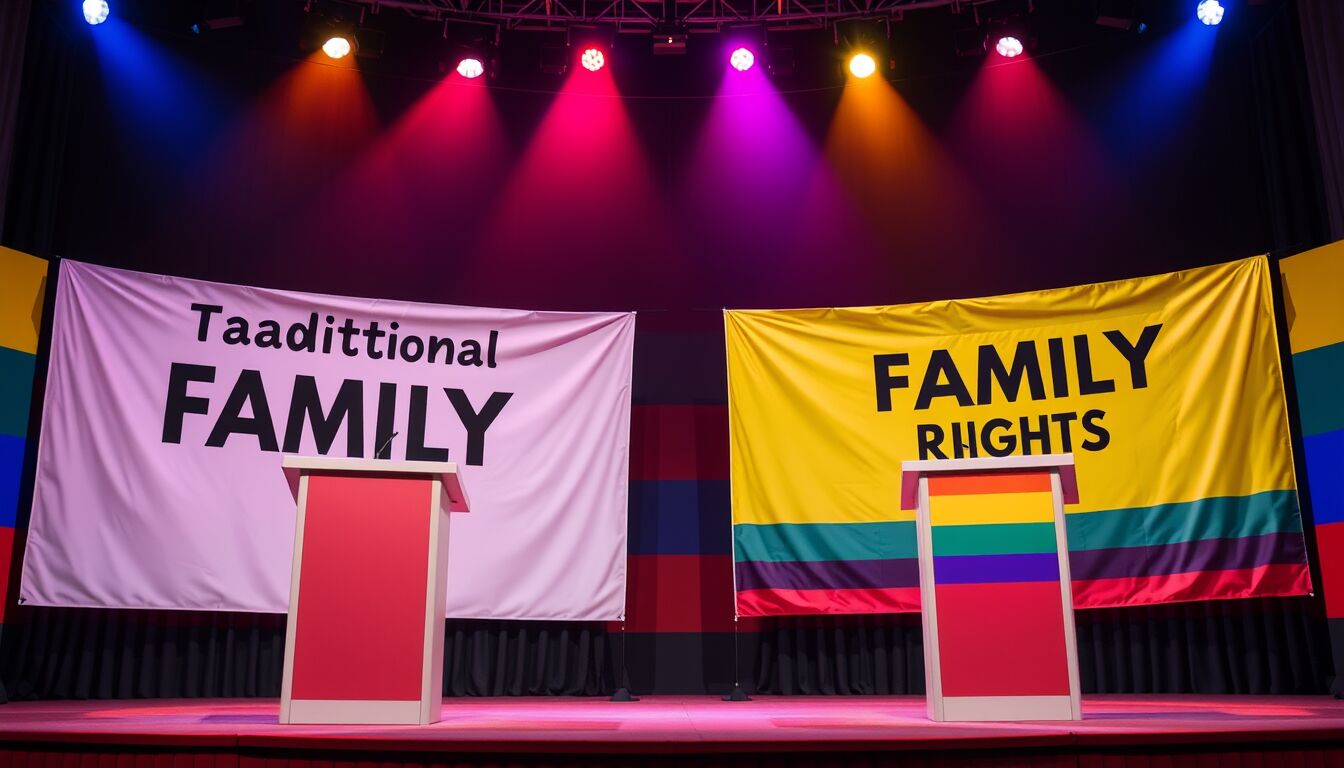 Famiglie gay protagoniste, Adinolfi sotto attacco da parte di tre critici polemici