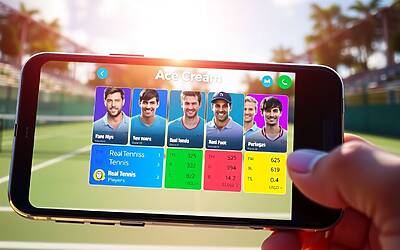 Fantatennis app per giocare a tennis virtuale con amici e competere online facilmente