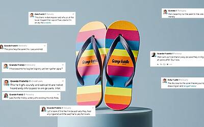 Federica Petagna vende ciabatte originali ricevute durante il Grande Fratello per collezionisti fan