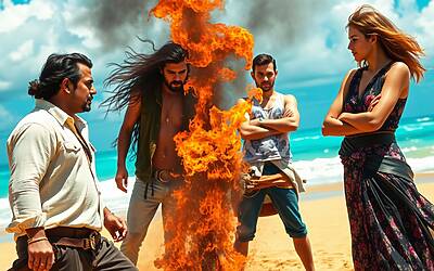 Isola dei Famosi discussioni accese fra Spadino Leonardo Brum Teresanna Pugliese e Lorenzo Tano in gara