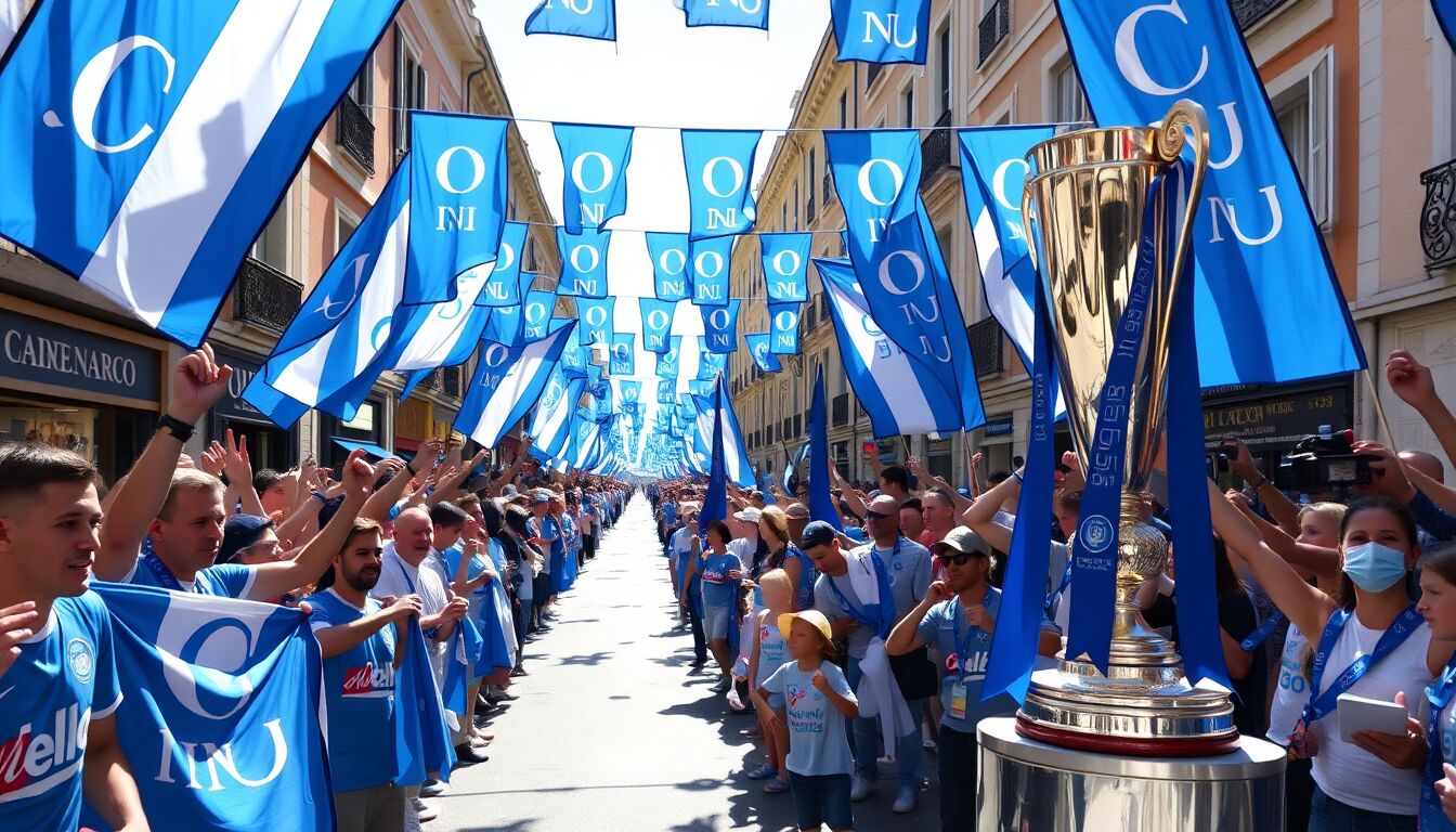 Napoli campione d’Italia conferma Conte: De Laurentiis valuta futuro tecnico senza fretta decisioni