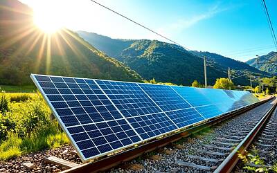 Pannelli fotovoltaici sui binari ferroviari innovazione e sostenibilità in Ticino progetto pilota eco-friendly