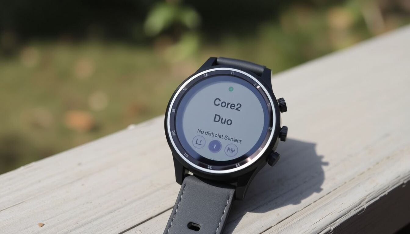 Smartwatch Core-2 Duo il nuovo orologio minimalista per chi cerca funzionalità essenziali e design pulito