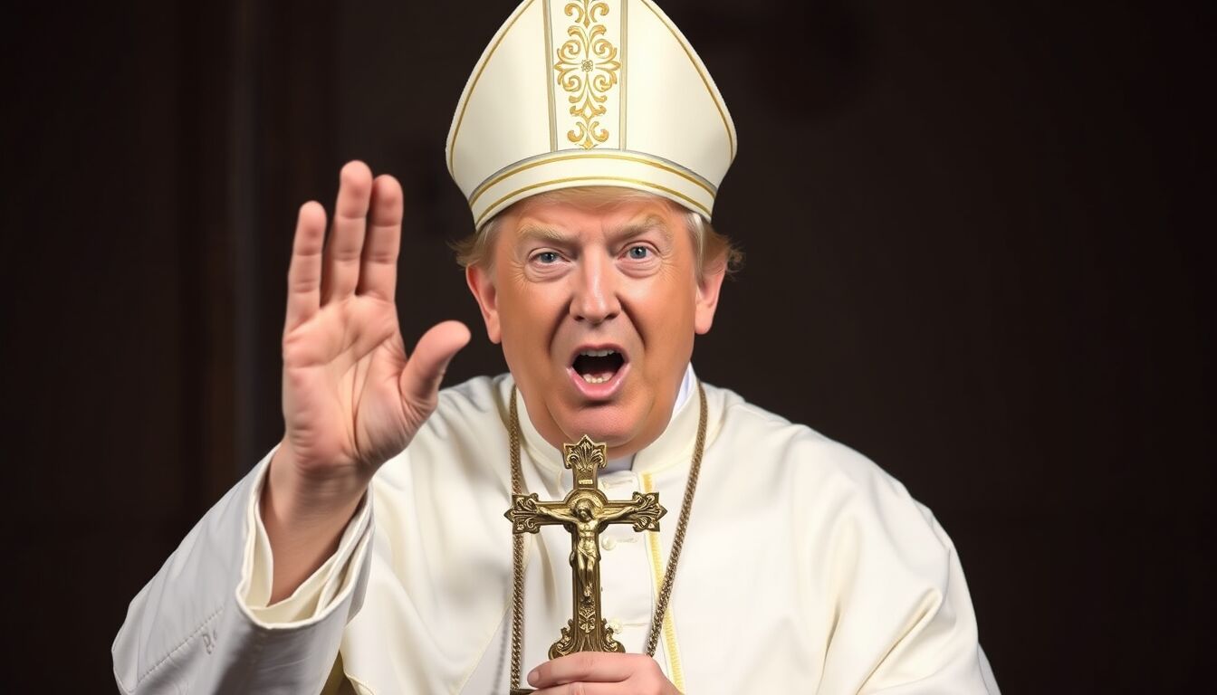 Trump travestito da Papa sui social della Casa Bianca immagine virale e reazioni critiche dei vescovi di NY