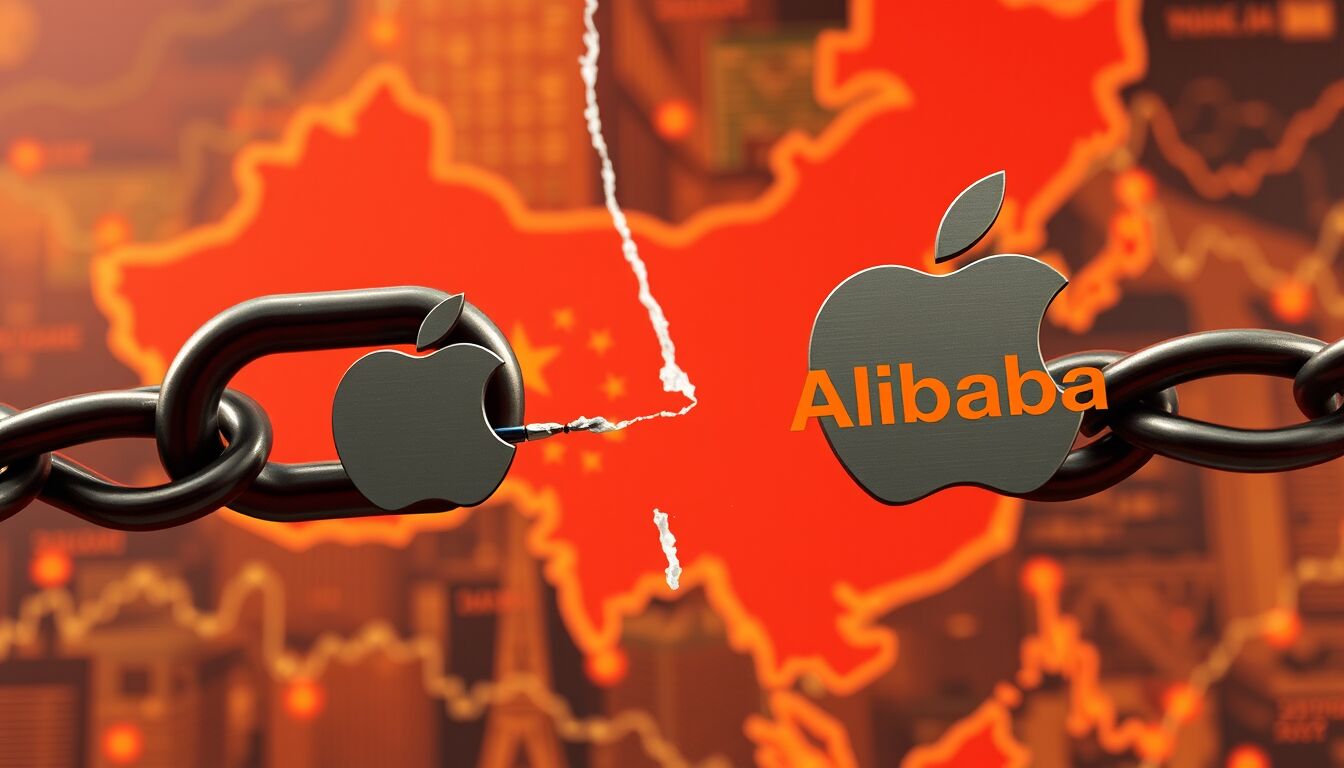 Apple intelligenza artificiale accordo Cina Apple Alibaba difficile intelligenza artificiale Cina negoziazioni bloccate