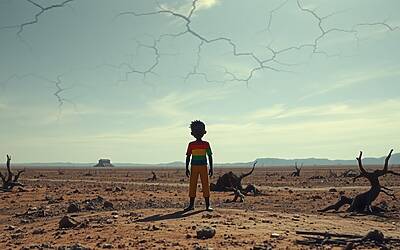 NFT Art Giovanni Motta esplora il mondo post-apocalittico di Lost Paradise con opere uniche e immersive