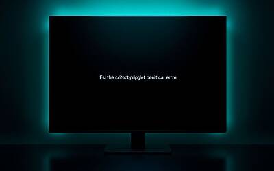 Schermata Nera di Errore: La Nuova Frontiera per i Problemi di Sistema Windows