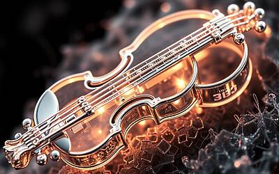 Violino più piccolo al mondo costruito con precisione estrema più sottile di un capello umano