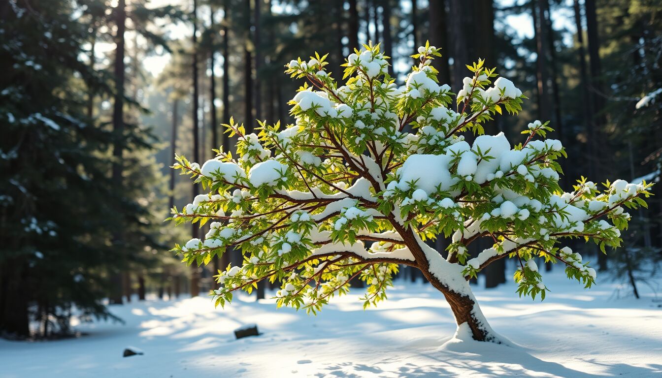 Foreste e assorbimento di CO2 ridotto senza neve secondo recente ricerca scientifica
