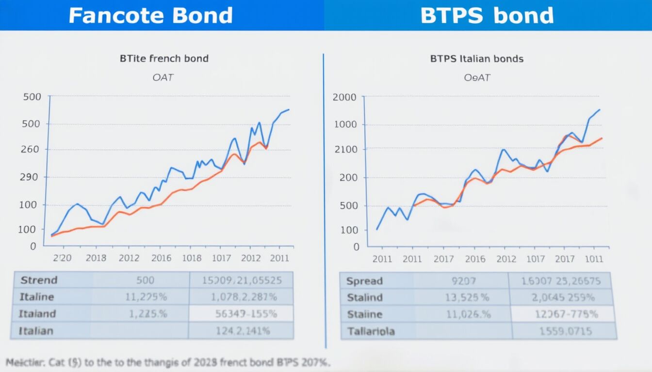 OAT francesi e BTPS italiani: confronto tra spread e opportunità di investimento nel mercato obbligazionario europeo