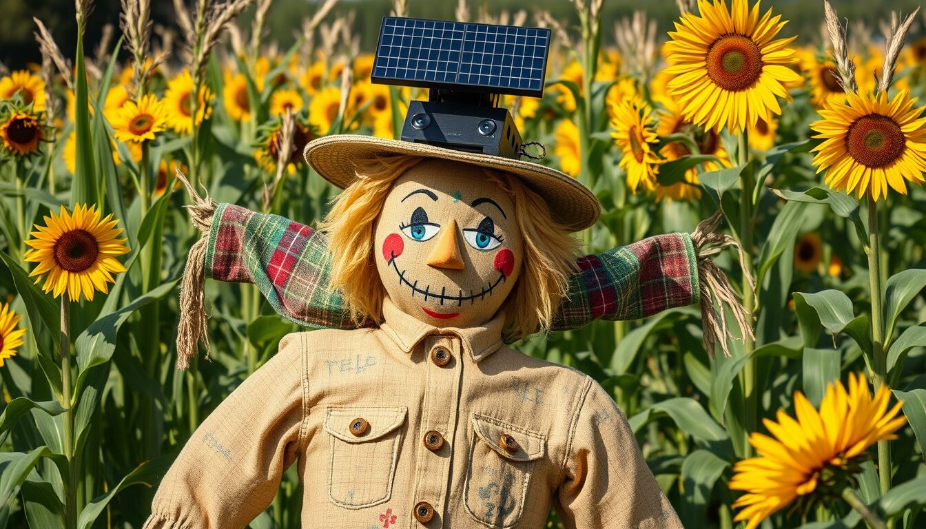 Scarecrow innovativi in Svizzera con strumenti di intelligenza artificiale per maggiore efficacia in agricoltura