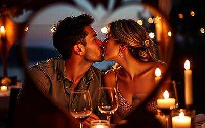 Fedez condivide il primo bacio romantico con Giulia Honegger sui social media