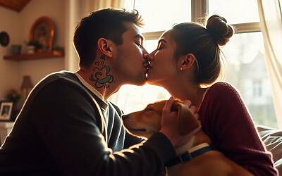 Fedez racconta la storia d'amore con Giulia Honegger tra foto e dolci dediche online