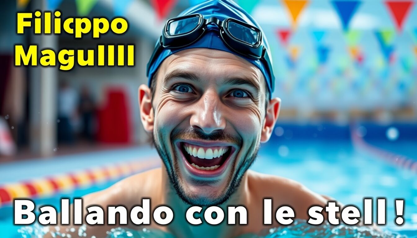 Filippo Magnini protagonista di Ballando con le stelle nuova stagione sorprendente con Milly Carlucci